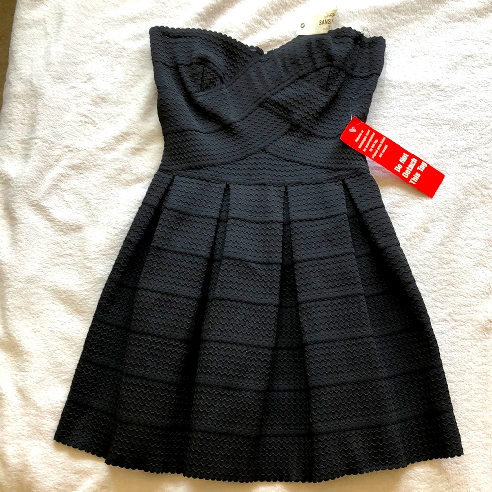 Strapless Little Black Dress